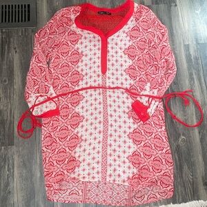 Gypsy woman’s oversize top or dress extra small 
Beautiful Holiday blouse !